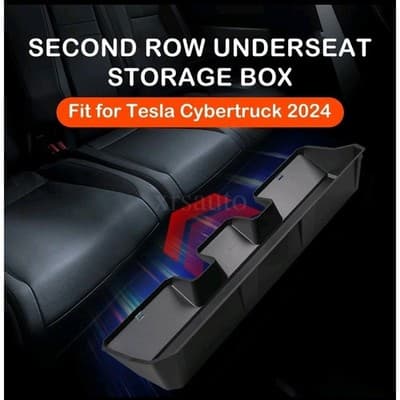 Underseat Storage Bin Fits For Tesla Cybertruck 2024+ Rear Seat Back Tool Box - Thumbnail 5