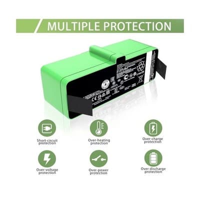Battery for iRobot Roomba 500-900 Series 14.4V 1800mAh 4376392 JOTACT - Thumbnail 4