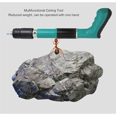 Manual Mini Steel Nail Gun Kit 5-Speed + 100 Nails Air Nailer Wall Shooting Tool - Thumbnail 7