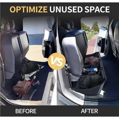 Underseat Storage Bin Fits For Tesla Cybertruck 2024+ Rear Seat Back Tool Box - Thumbnail 8