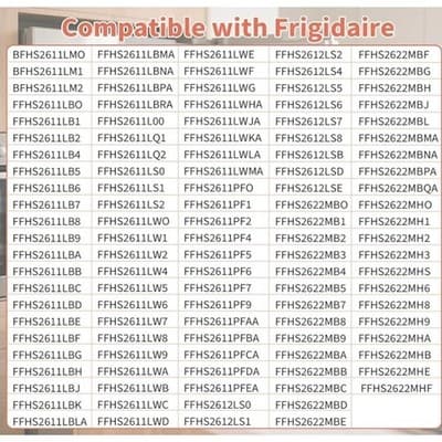 Door Bin Compatible with Frigidaire Refrigerator 240356401 ( 2 PCs ) - Thumbnail 5