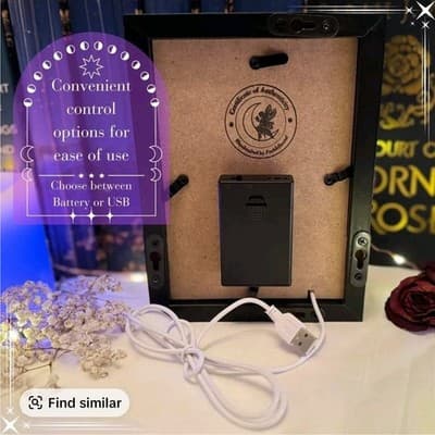 City of Starlight Book Nook | Fantasy Light Box | 3D Shadow Box | ACOTAR - Thumbnail 7