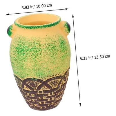 5PCs Flower Pot Ceramic Succulent Planter Pots With Drainage For Garden Set - Thumbnail 9