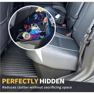 Underseat Storage Bin Fits For Tesla Cybertruck 2024+ Rear Seat Back Tool Box - Thumbnail 10