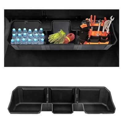 Underseat Storage Bin Fits For Tesla Cybertruck 2024+ Rear Seat Back Tool Box - Thumbnail 12