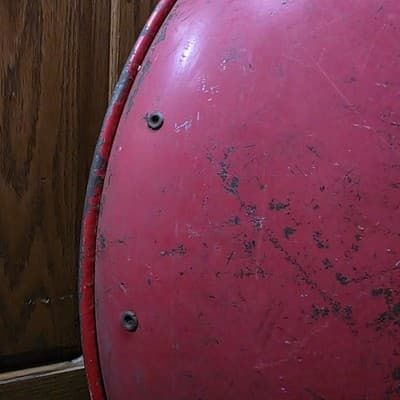 Vintage Blazon Sno-Flyer Steel Snow Sled Disc Litho Child Dog 1940s-1950s USA - Thumbnail 11