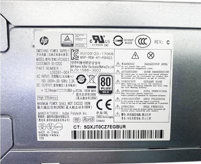 180W Power Supply PSU for HP Pavilion 590 690 TG01 TP01 Envy TE01 Desktop - Thumbnail 5
