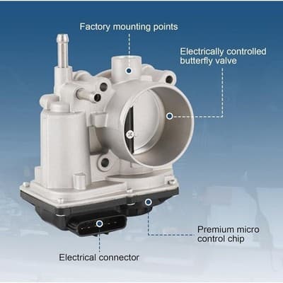 Throttle Body for 2009 2010 Toyota Corolla Matrix Pontiac Vibe 1.8L S20090 - Thumbnail 4