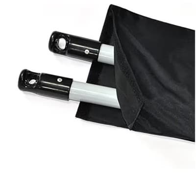 10FT Adjustable Outdoor Banner Stand Yard Sign Frame w/ Ground Spikes, Carry Bag - Thumbnail 5