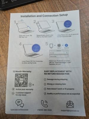 Typecase Edge Keyboard Case for iPad Air 13(M3 2025/M2 2024) and iPad Pro 12.9 - Thumbnail 5