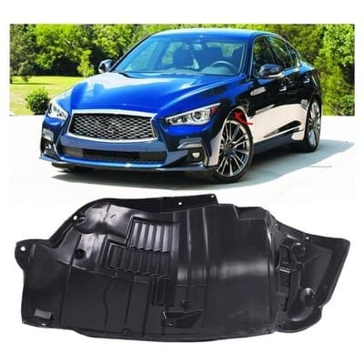Front Driver Left Side Inner Fender Liner For 2014-2023 Infiniti Q50 #638414GA0B - Image 1