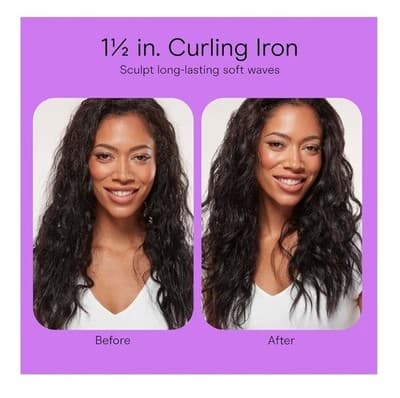 Conair Double Ceramic 1.25” Curling Iron Rose Gold, Instant Heat-Up, New in Box - Thumbnail 9