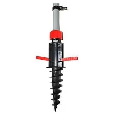 10FT Adjustable Outdoor Banner Stand Yard Sign Frame w/ Ground Spikes, Carry Bag - Thumbnail 9