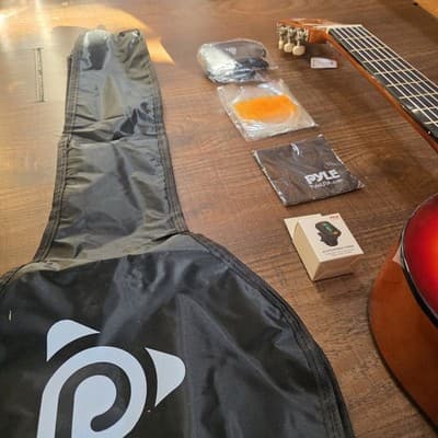 Pyle Acoustic Guitar Kit, 4/4 Full Size, Full Accessory Kit #PGACLS90BB - Thumbnail 14