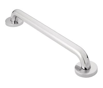 Moen Bathroom 18” Stainless Steel Bathroom Grab Bar with Concealed Screws R8718P - Image 1