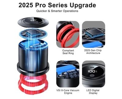 Electric Mason Jar Vacuum Sealer Kit for Wide & Regular Mouth Jars, 4 In 1 - Thumbnail 4