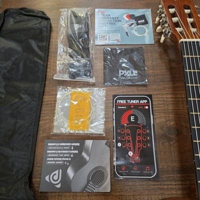 Pyle 36" Beginner Acoustic Guitar Kit 3/4 Size #PGACLS82SUN.9 - Thumbnail 4