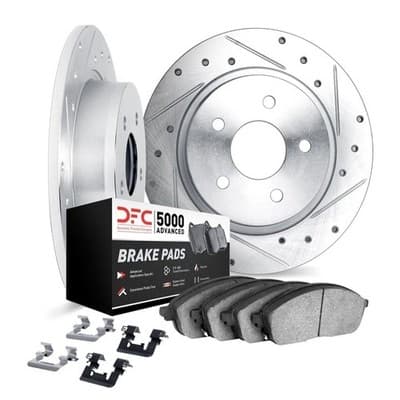 Rear Brake Rotors & Ceramic Pads for 2014-2021 BMW i3, Mini Cooper DFC7512-32019 - Image 1