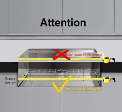 Kitchen Sink Grid and 26" x 14 1/16", Stainless Steel By Monsinta - Thumbnail 5