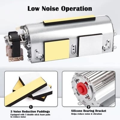 GFK4B Blower Fan Kit for Heatilator NDV4236I, Temco, Majestic, Lennox, Monessen - Thumbnail 7