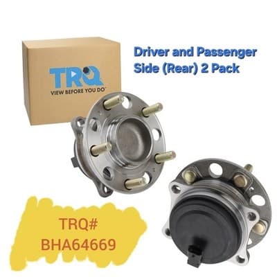 Hyundai Kia Rear Wheel Bearing & Hub (LS/RS) Assembly (2 PACK) TRQ # BHA64669 - Image 1