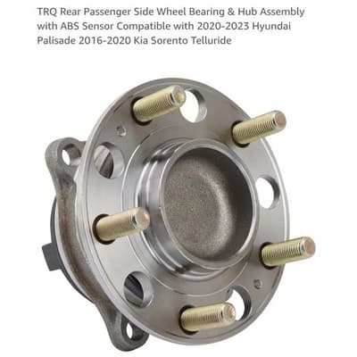 Hyundai Kia Rear Wheel Bearing & Hub (LS/RS) Assembly (2 PACK) TRQ # BHA64669 - Thumbnail 5