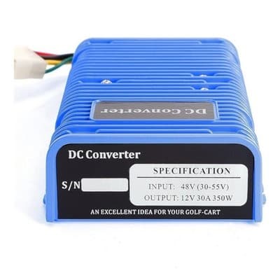 Golf Cart Voltage Reducer 36V/48V to 12V for EZGO Club Car Yamaha 30A 350W - Thumbnail 7