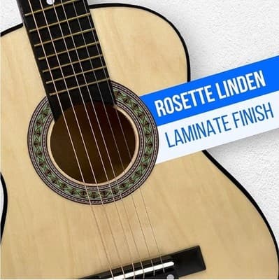 Pyle PGAKT30 30" Beginner Acoustic Guitar Kit w/ Gig Bag Strap Picks & Strings - Thumbnail 4