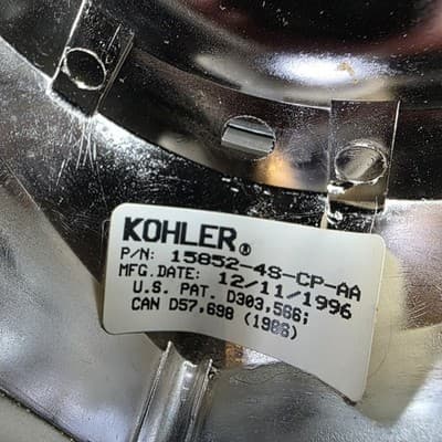 Kohler K-T10594-4S-CP Chrome Shower Trim Kit Handle Plate Bathroom Fixture - Thumbnail 2