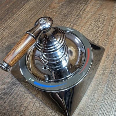 Kohler K-T10594-4S-CP Chrome Shower Trim Kit Handle Plate Bathroom Fixture - Thumbnail 4