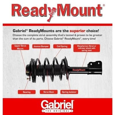 Suspension Strut and Spring Assembly-Ultra fits 2000-2006 Elantra Gabriel G57089 - Thumbnail 3