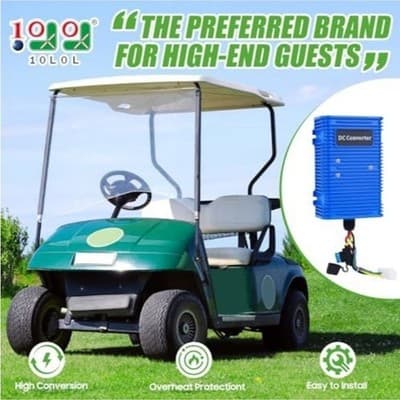 Golf Cart Voltage Reducer 36V/48V to 12V for EZGO Club Car Yamaha 30A 350W - Thumbnail 6