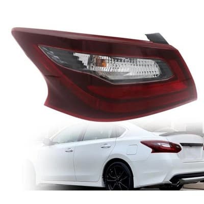 Outer Left Driver Side Tail Light for 2016-2017 Nissan Altima 26555-9HS1A - Thumbnail 8
