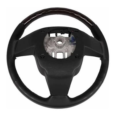 Steering Wheel, Ebony Leather & Wood, For 2011- 2012 Cadillac SRX GM# 22898834 - Thumbnail 2