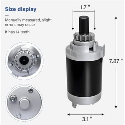 Starter for Kohler SV540 SV541 SV590 SV600 SV610 SV620 - Thumbnail 3