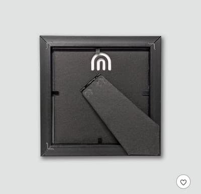 Black Mini Photo Frames 9 Pack 4x4 Inch Harbor Town Industries New Home Decor - Thumbnail 5