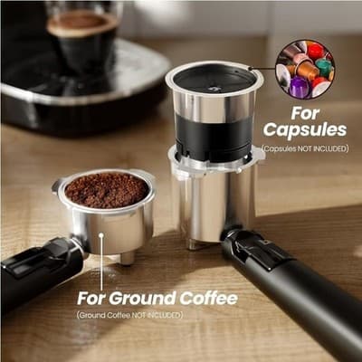 20 Bar Espresso Machine CM8054 Black Tested Cafissimo Pod Compatible w/ Manual - Thumbnail 3