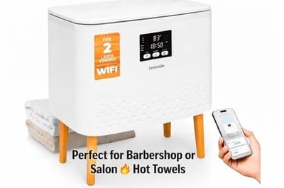 NEW SereneLife WiFi Towel Warmer Bucket 20L Large Spa Heater Auto Shut-Off - Image 1