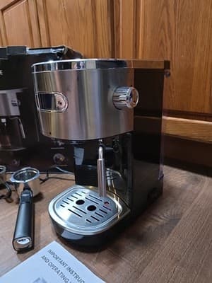 20 Bar Espresso Machine CM8054 Black Tested Cafissimo Pod Compatible w/ Manual - Thumbnail 7