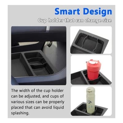 Center Console Organizer Tray Compatible with 2024 2025 Hyundai Santa Fe - Thumbnail 5