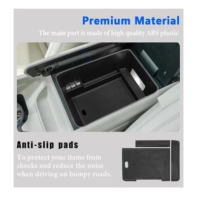 Center Console Organizer Tray Compatible with 2024 2025 Hyundai Santa Fe - Thumbnail 6