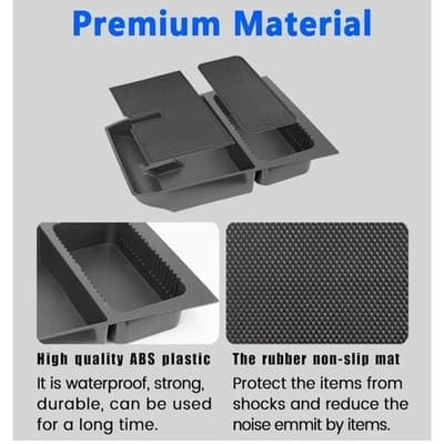 Center Console Organizer Tray Compatible with 2024 2025 Hyundai Santa Fe - Thumbnail 7