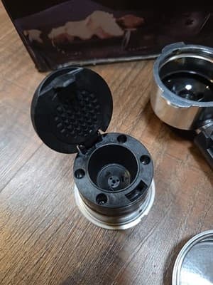 Espresso Machine, Cafissimo Pod Compatible 20 Bar w/ Manual, Kismile #CM8054-BLK - Thumbnail 10