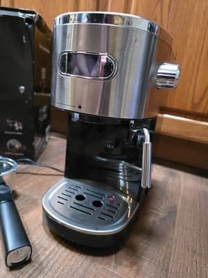 Espresso Machine, Cafissimo Pod Compatible 20 Bar w/ Manual, Kismile #CM8054-BLK - Thumbnail 14