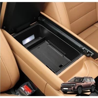 Center Console Organizer Tray Compatible with 2024 2025 Hyundai Santa Fe - Thumbnail 11