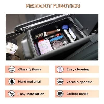 Center Console Organizer Tray Compatible with 2024 2025 Hyundai Santa Fe - Thumbnail 14