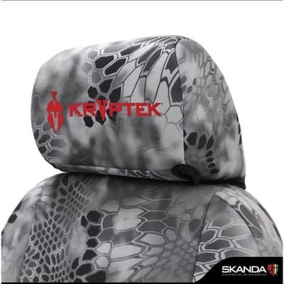 Seat Covers 3rd Row 2020-2025 Toyota Sequoia, By Skanda KRYPTEK Raid Gray - Thumbnail 4