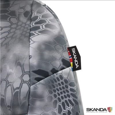 Seat Covers 3rd Row 2020-2025 Toyota Sequoia, By Skanda KRYPTEK Raid Gray - Thumbnail 9