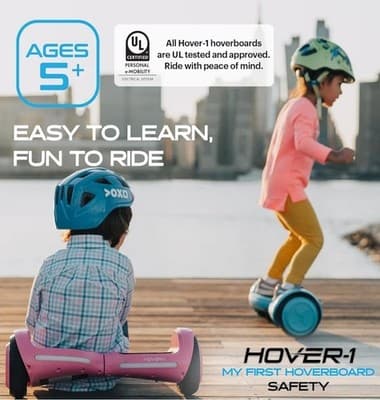 Hover-1 My First Hoverboard Kids Mini Black 6.3” Wheels, Tested Working - Thumbnail 9