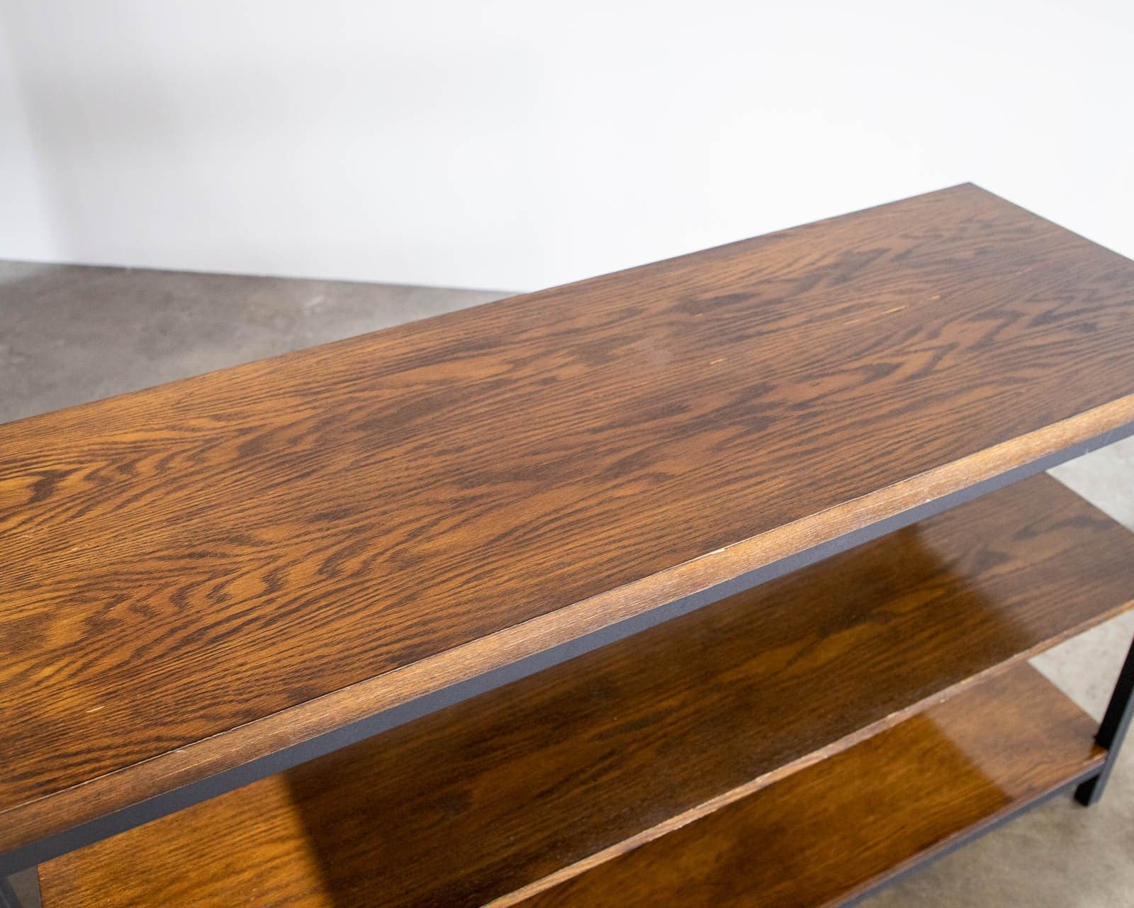 Crate and Barrel Console Table with 3 Shelves - Thumbnail 4